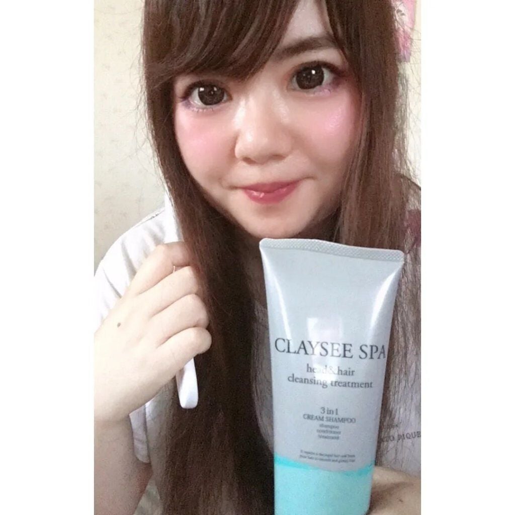 ヘッド&ヘアクレンジングトリートメント/CLAYSEE SPA/市販シャンプーを使ったクチコミ(1枚目)