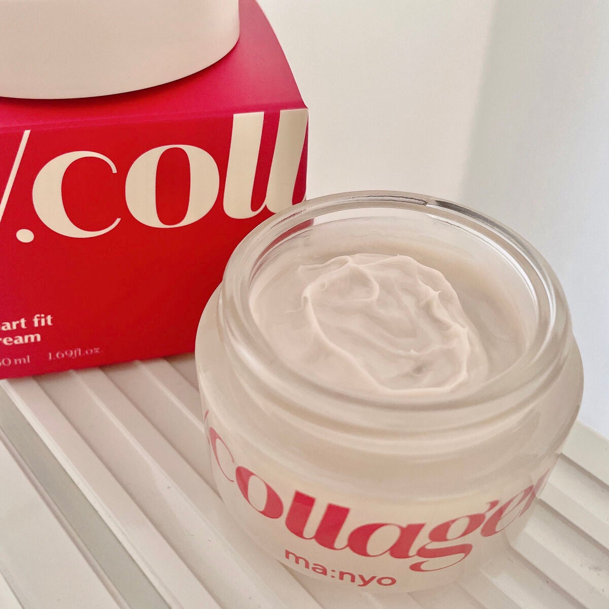 Vコラーゲン ハートフィット クリーム/manyo/フェイスクリームを使ったクチコミ(2枚目)