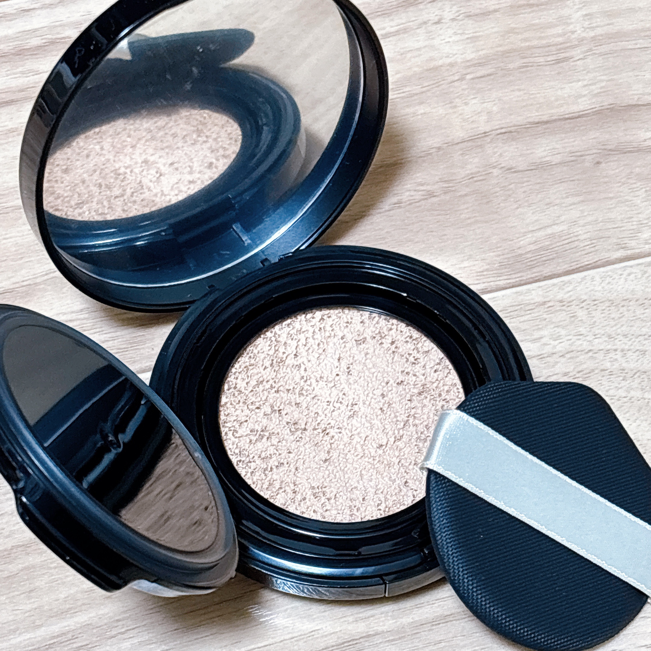 ドラマティックエッセンスクッション グロウ/マキアージュ/クッションファンデーションを使ったクチコミ（2枚目）