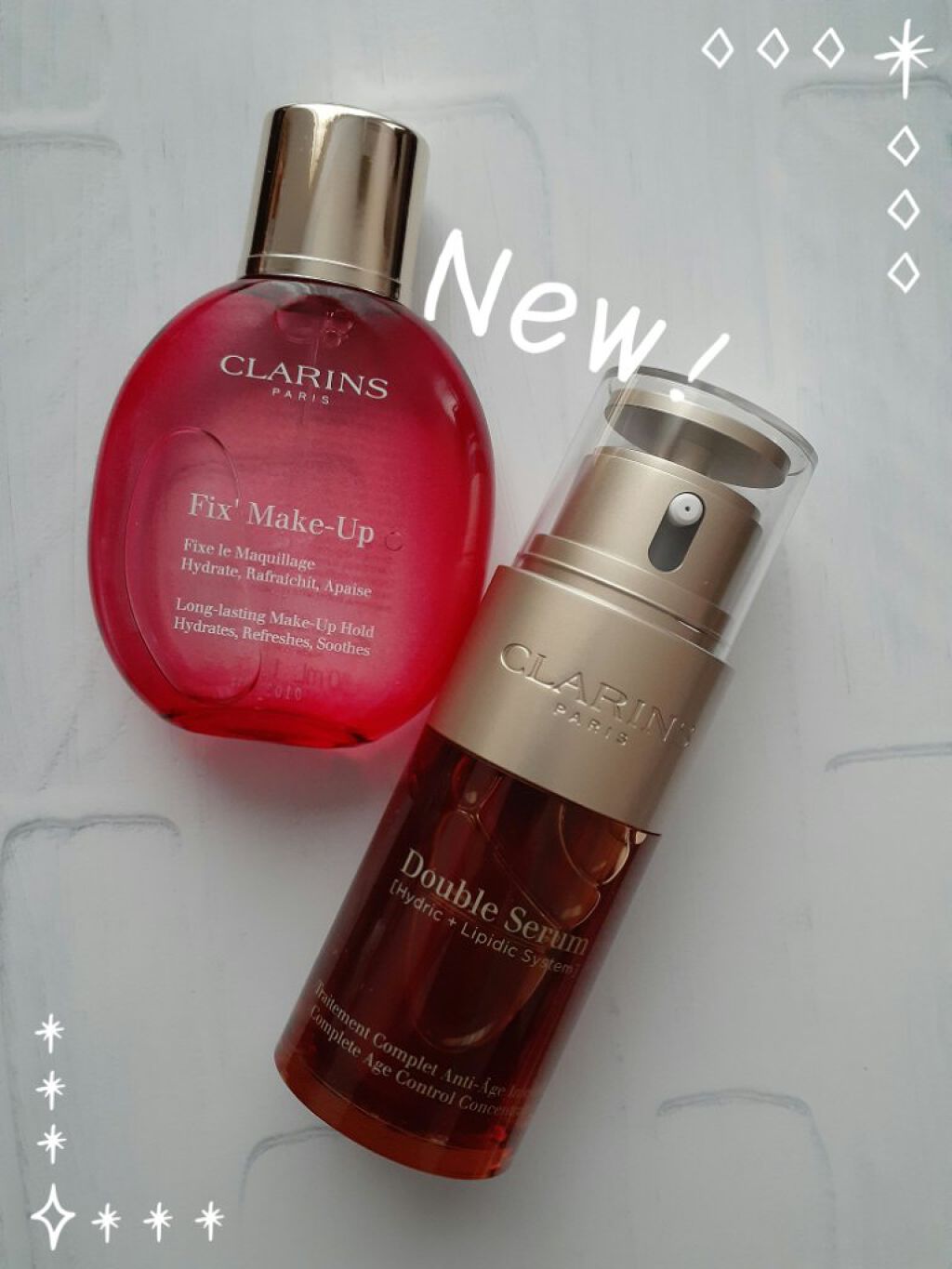 フィックス メイクアップ/CLARINS/ミスト状化粧水を使ったクチコミ（1枚目）