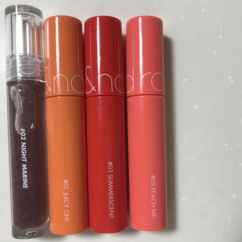 ジューシーラスティングティント/rom&nd/リップティントを使ったクチコミ（1枚目）