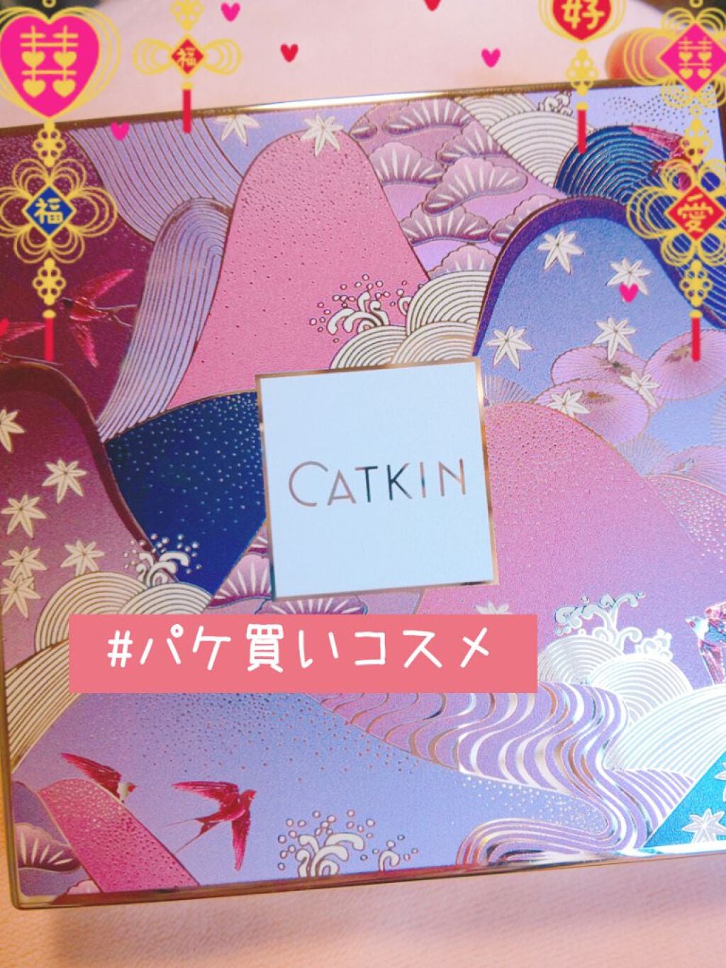 長相思シリーズ 9色アイシャドウパレット/CATKIN/アイシャドウパレットを使ったクチコミ(1枚目)