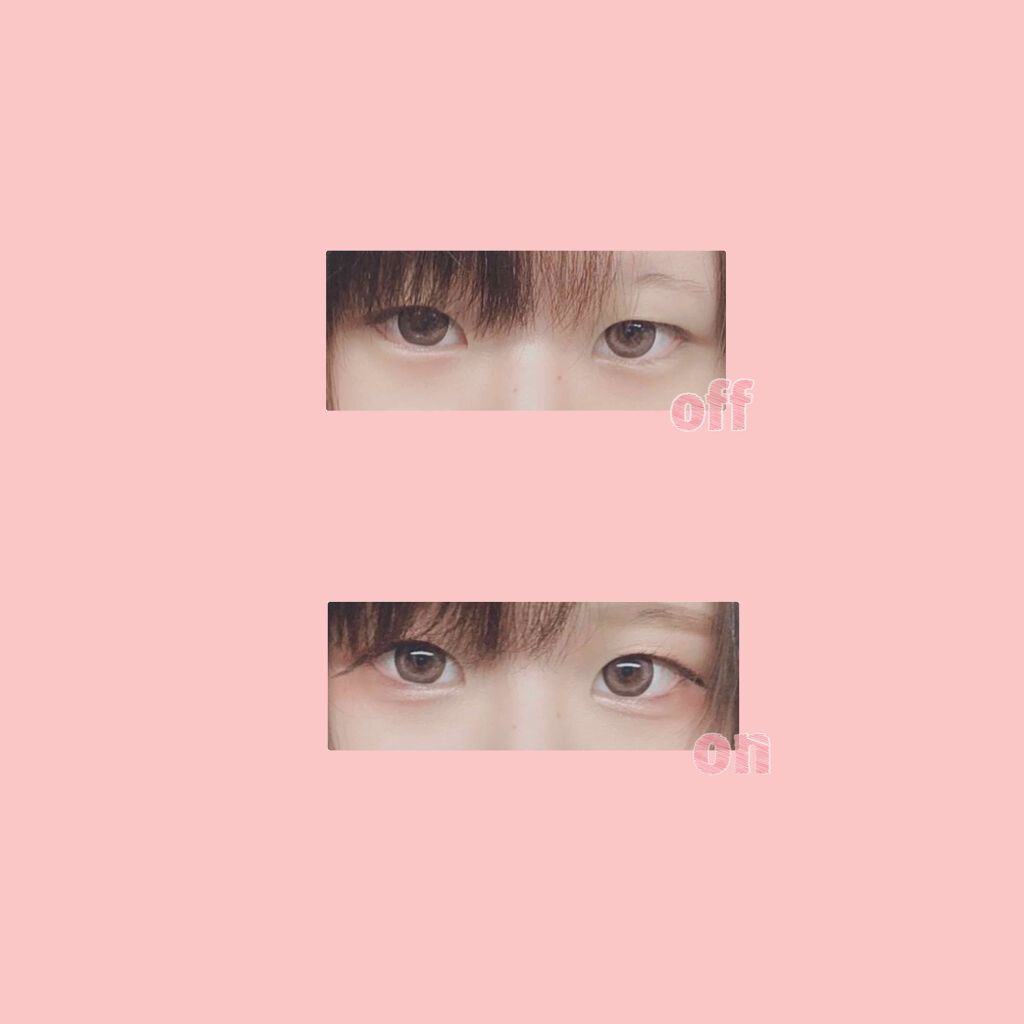 Kuri on LIPS 「一重でもアイメイクするしないでこんなに差が出るのすごいな私。カ..」(1枚目)