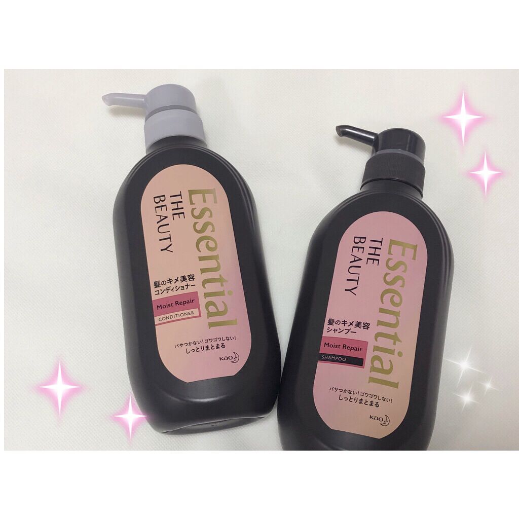 THE BEAUTY 髪のキメ美容シャンプー／コンディショナー＜モイストリペア＞	/エッセンシャル/市販シャンプーを使ったクチコミ（1枚目）