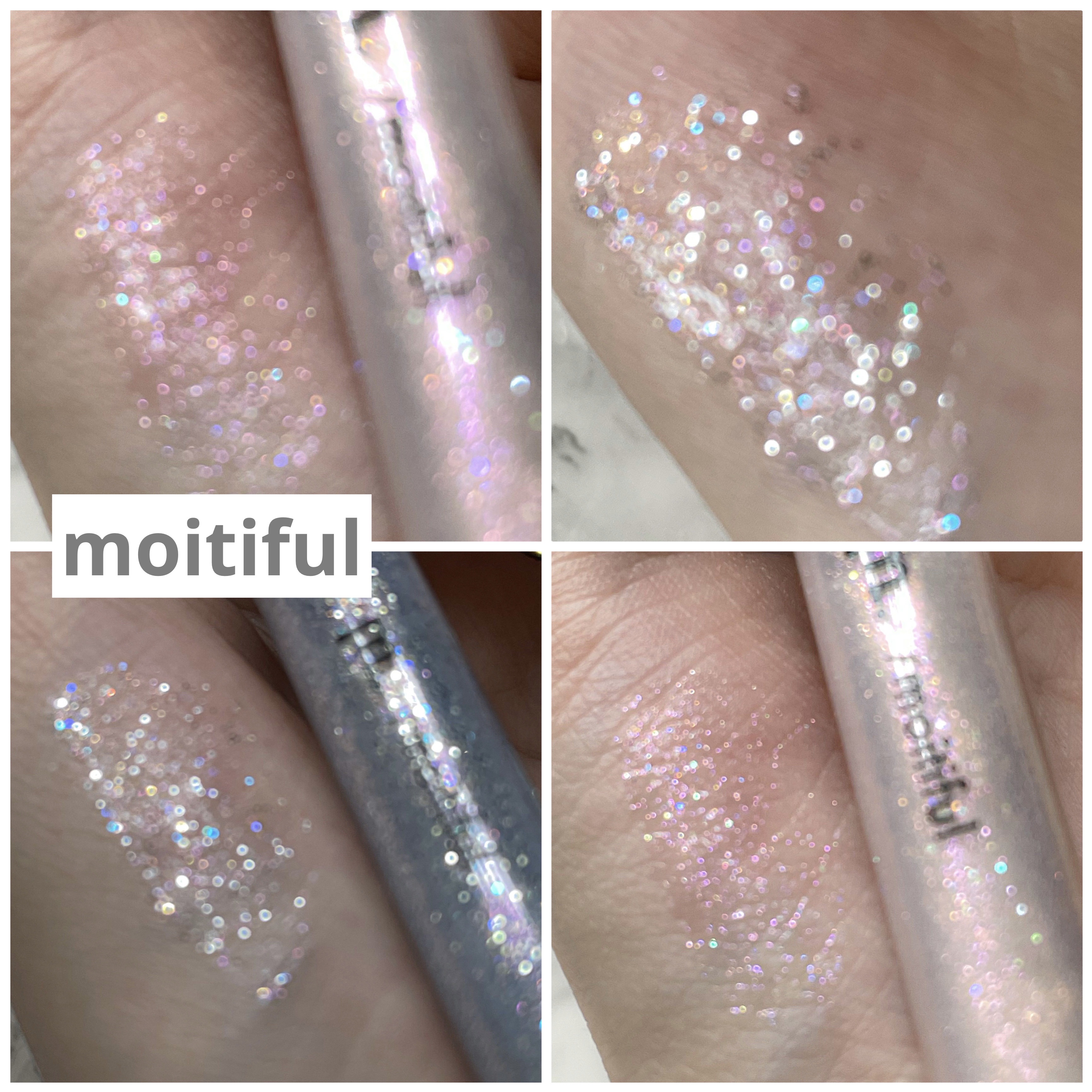 グリッターライナー(MFL リキッドアイシャドウ) シルバーブルー/moitiful/グリッターを使ったクチコミ（1枚目）