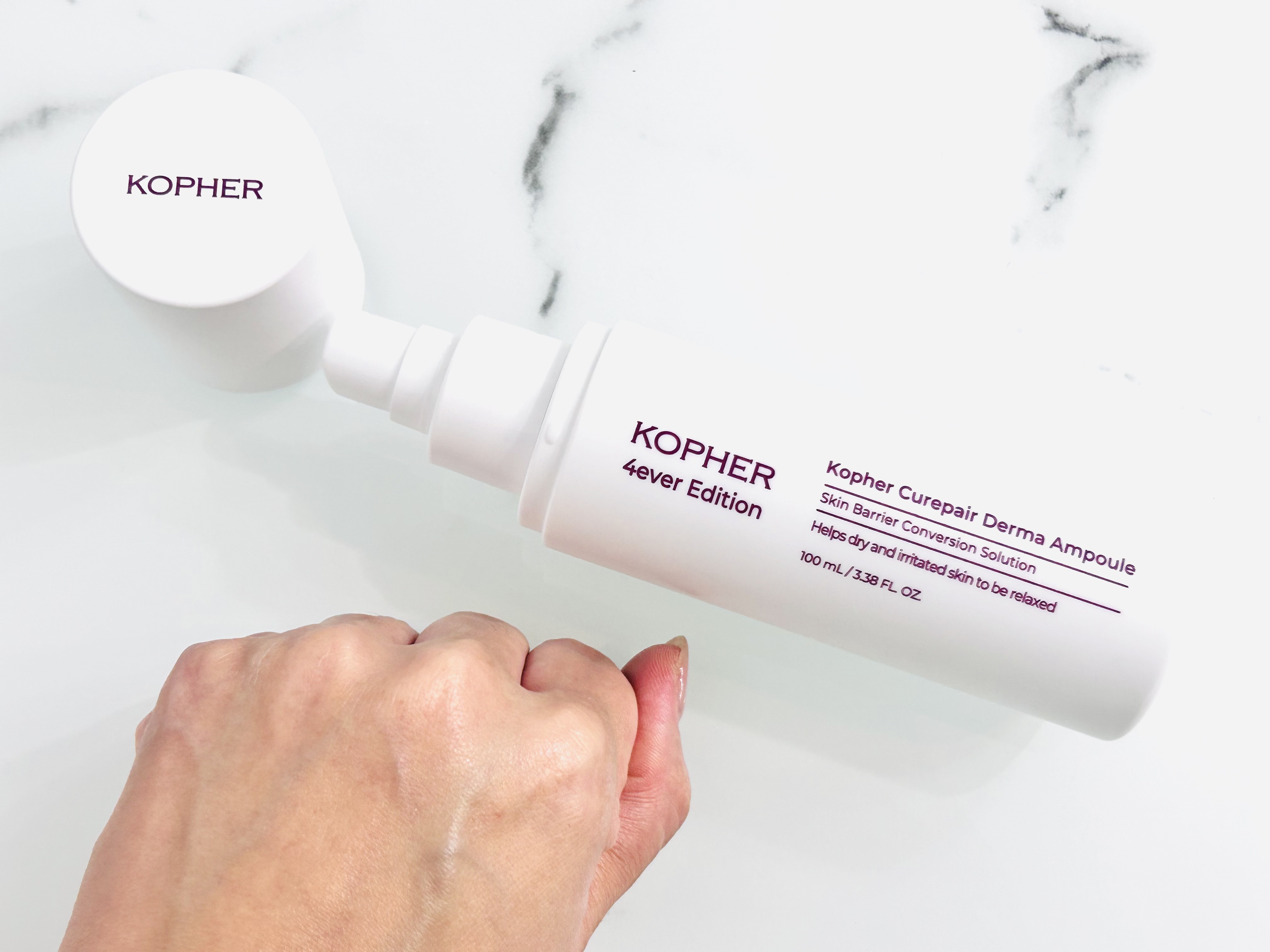 CUREPAIR DERMA AMPOULE /KOPHER/ミスト状化粧水を使ったクチコミ（3枚目）