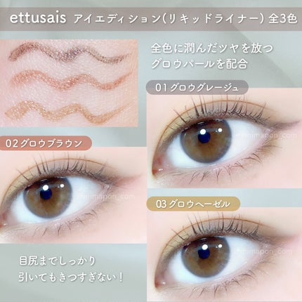 エテュセ アイエディション(リキッドライナー)/ettusais/リキッドアイライナーを使ったクチコミ(2枚目)