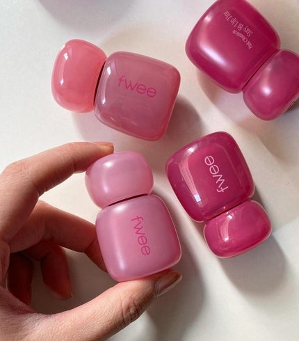 フィー リップアンドチーク グローイジェリーポット/fwee/リップグロスを使ったクチコミ(4枚目)