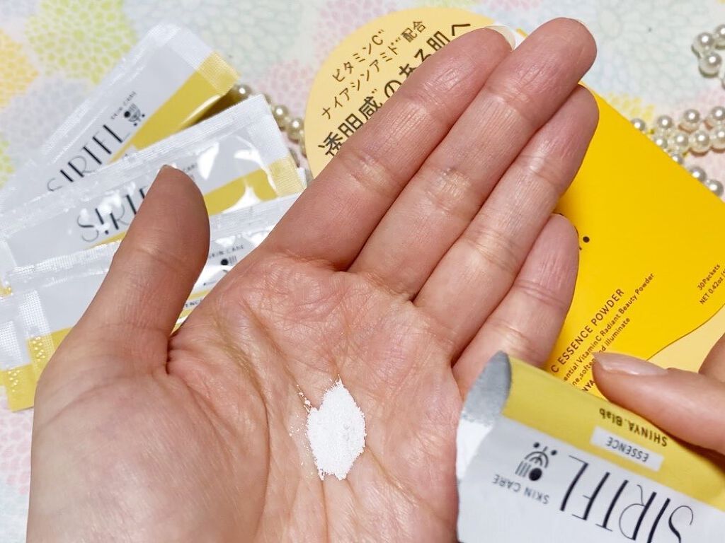 ブライトV.Cエッセンスパウダー/SIRTFL/その他スキンケアを使ったクチコミ（2枚目）