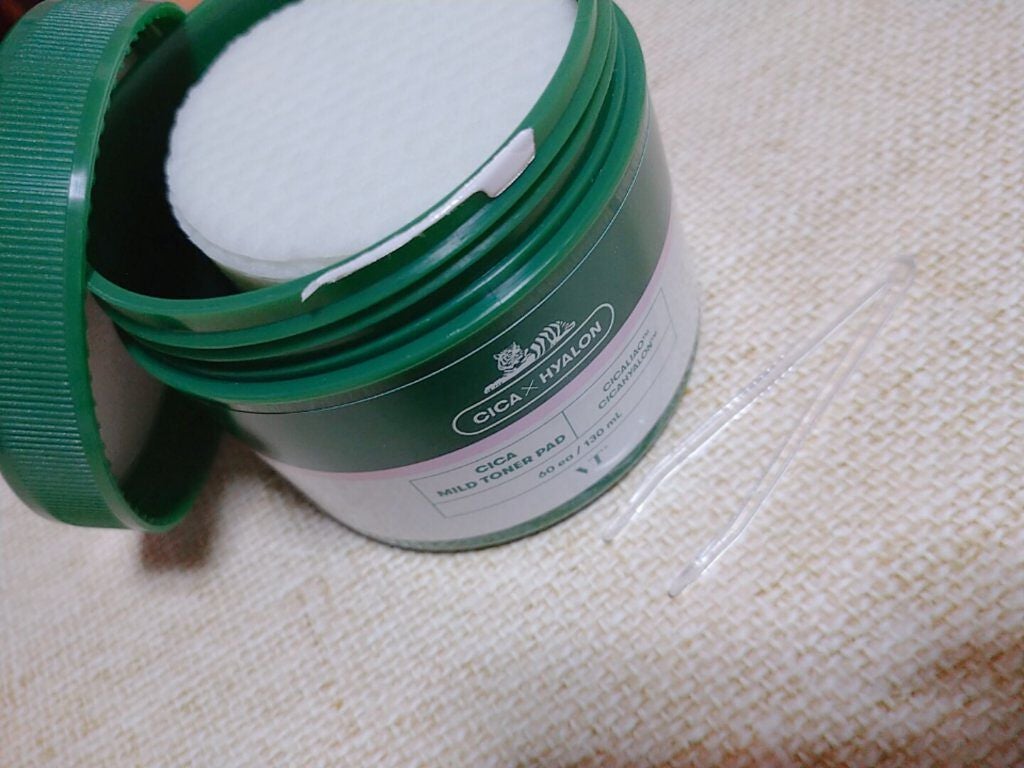 CICA マイルドトナーパッド/VT/トナーパッドを使ったクチコミ(1枚目)