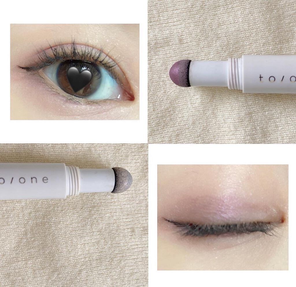 フラワーダスト アイシャドウ 04/to/one/スティックアイシャドウを使ったクチコミ（3枚目）