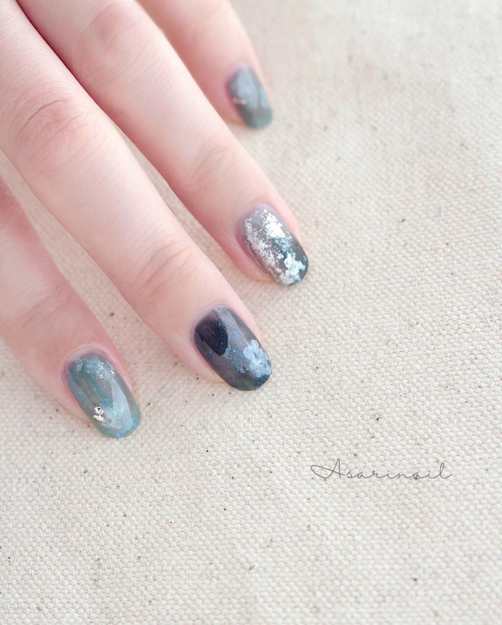 ムードペブルネイル/rom&nd/マニキュアを使ったクチコミ(3枚目)