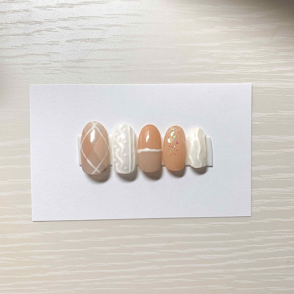 ジェルネイル（ライト対応）/セリア/ジェルネイルを使ったクチコミ（1枚目）