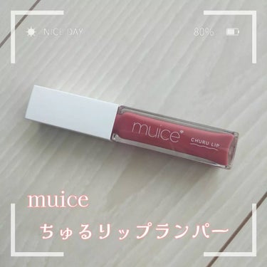 ちゅるリップランパー/muice/リップグロスを使ったクチコミ（1枚目）