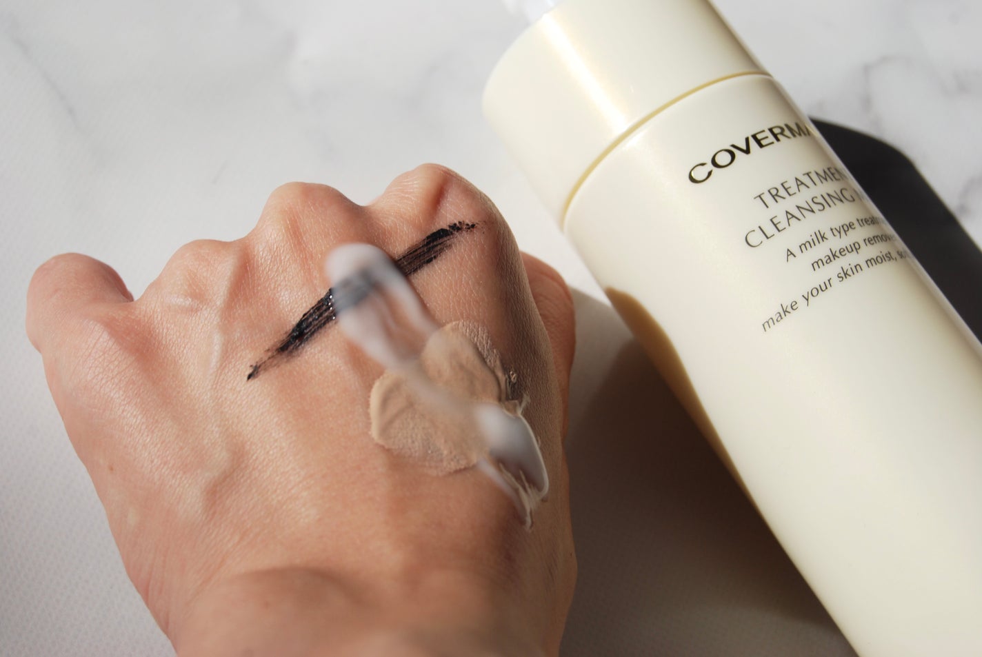 トリートメント クレンジング ミルク/COVERMARK/ミルククレンジングを使ったクチコミ(6枚目)