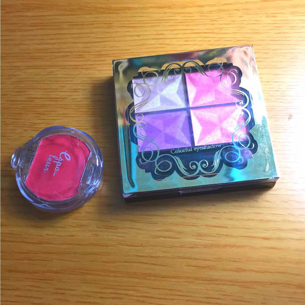 カラフルアイシャドウ/DAISO/アイシャドウパレットを使ったクチコミ（1枚目）