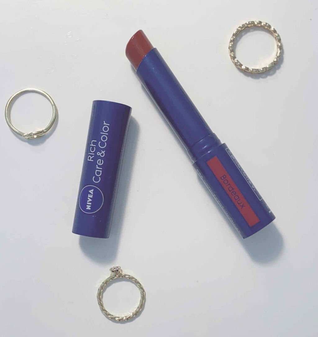 ニベア リッチケア＆カラーリップ/ニベア/リップクリームを使ったクチコミ（2枚目）