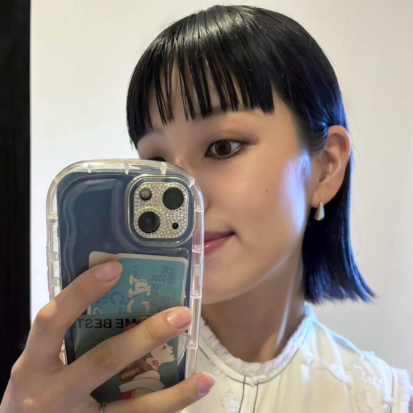 ホロリングブラウン/LENSME/カラーコンタクトレンズを使ったクチコミ(2枚目)