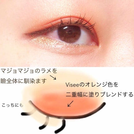 ヴィセ アヴァン シングルアイカラー/Visée/単色アイシャドウを使ったクチコミ(2枚目)