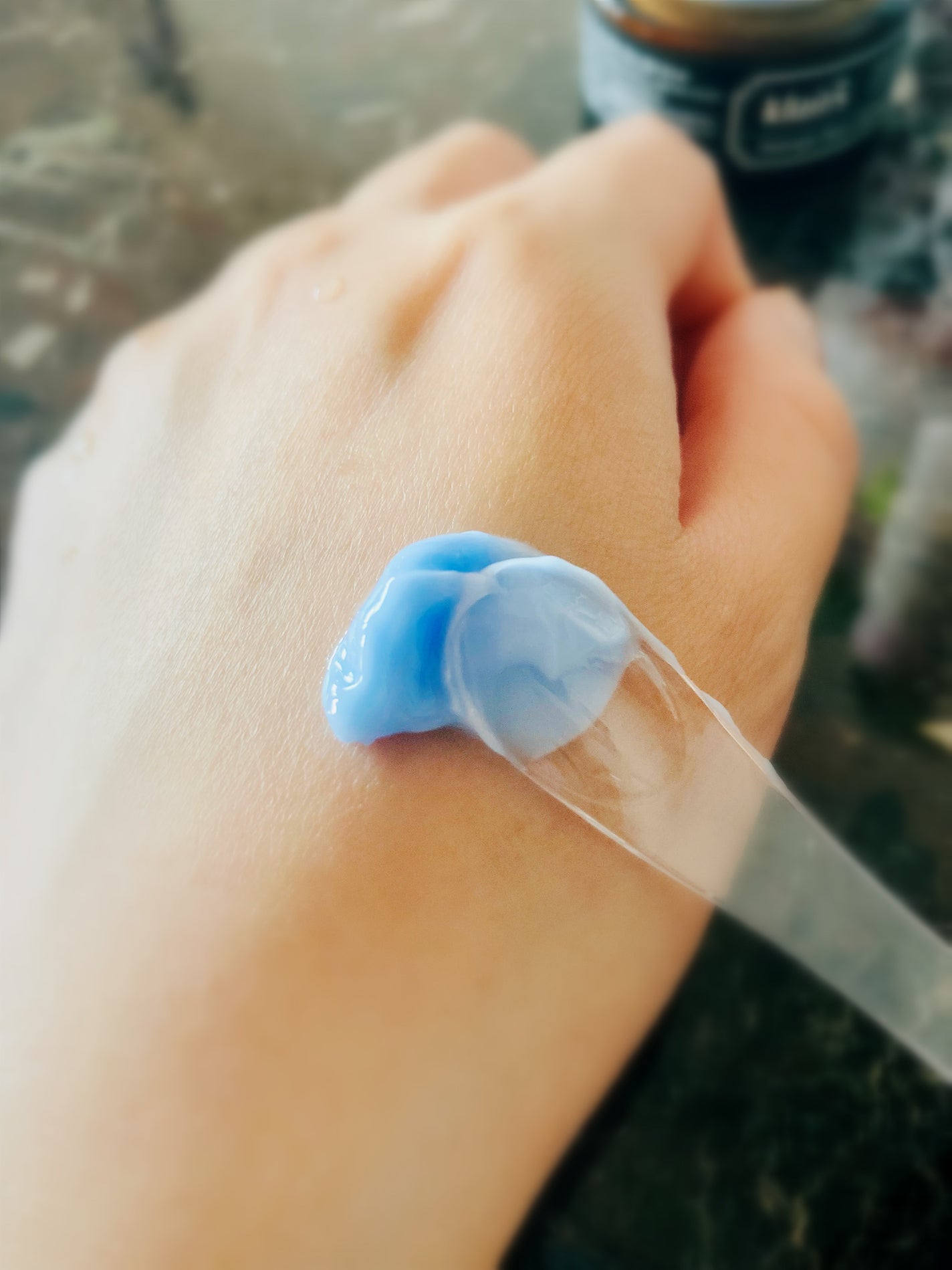 ミッドナイトブルーカーミングクリーム/Klairs/フェイスクリームを使ったクチコミ(4枚目)