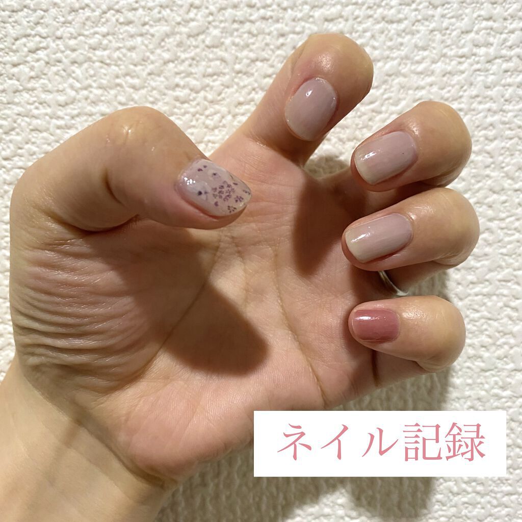 しずくネイルシール/キャンドゥ/ネイルシールを使ったクチコミ（1枚目）