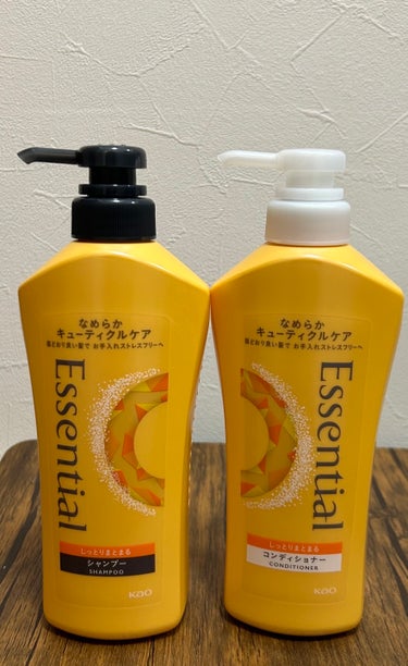 しっとりまとまる シャンプー／コンディショナー コンディショナー ポンプ 480ml/エッセンシャル/シャンプー・コンディショナーを使ったクチコミ（1枚目）