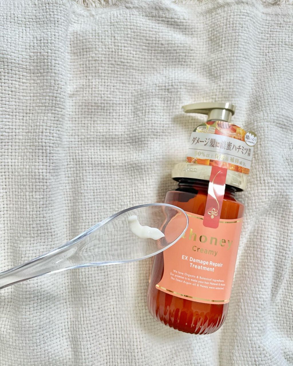 peanuts on LIPS 「.&honeyアンドハニークリーミーEXダメージリペア シャン..」(2枚目)