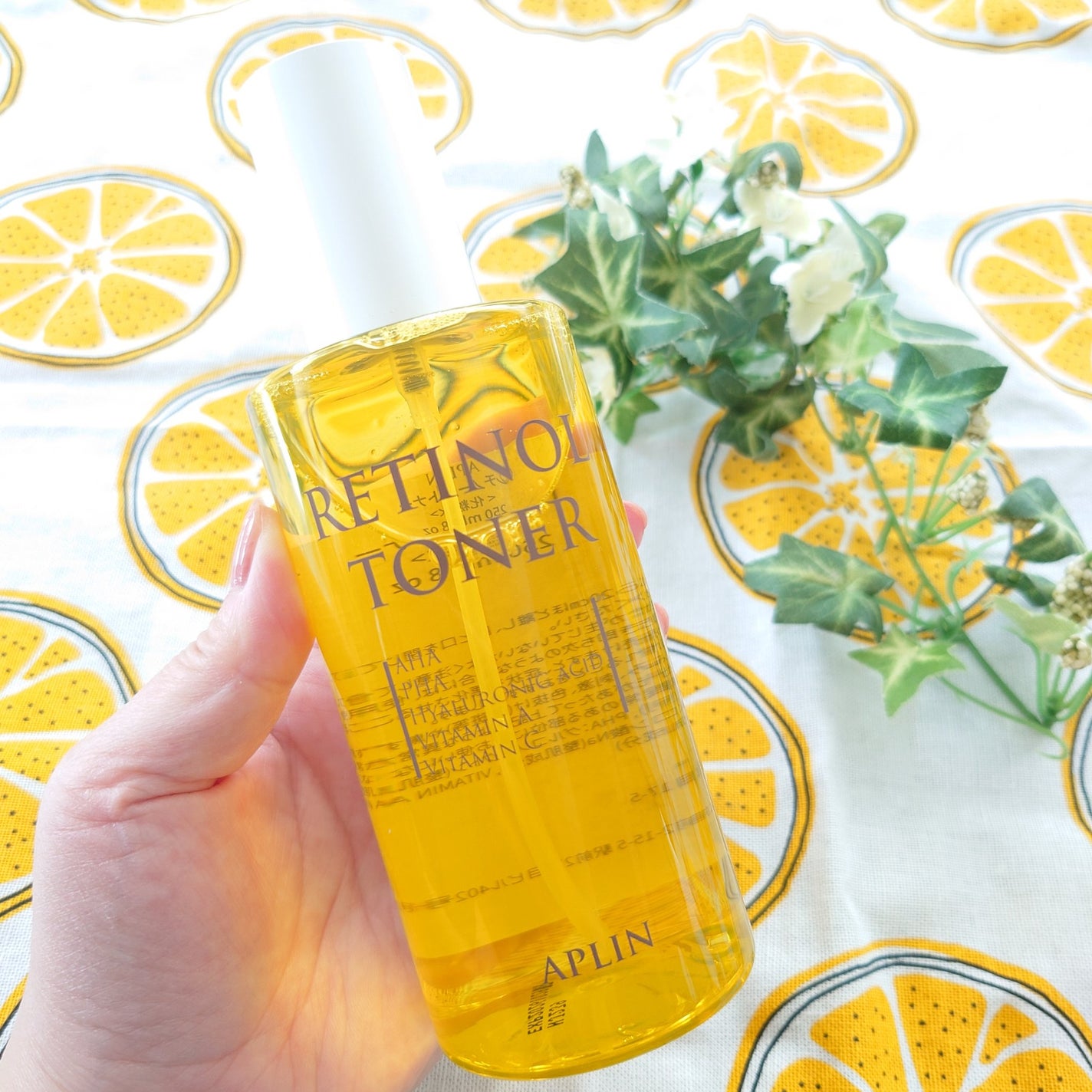 レチノールトナー/APLIN/ミスト状化粧水を使ったクチコミ(2枚目)