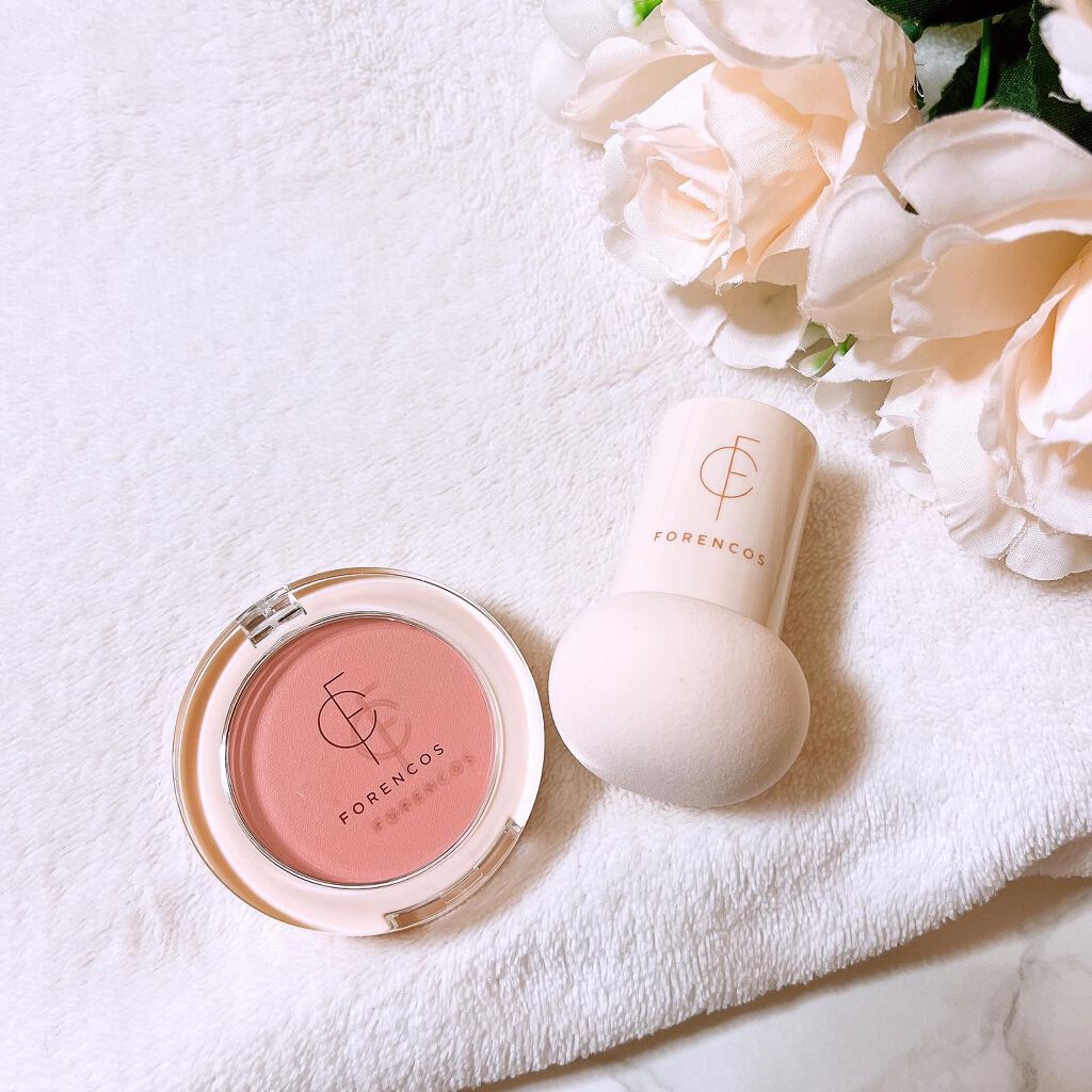 ピュアブラッシャー パフ付き/フォレンコス/パウダーチークを使ったクチコミ(2枚目)