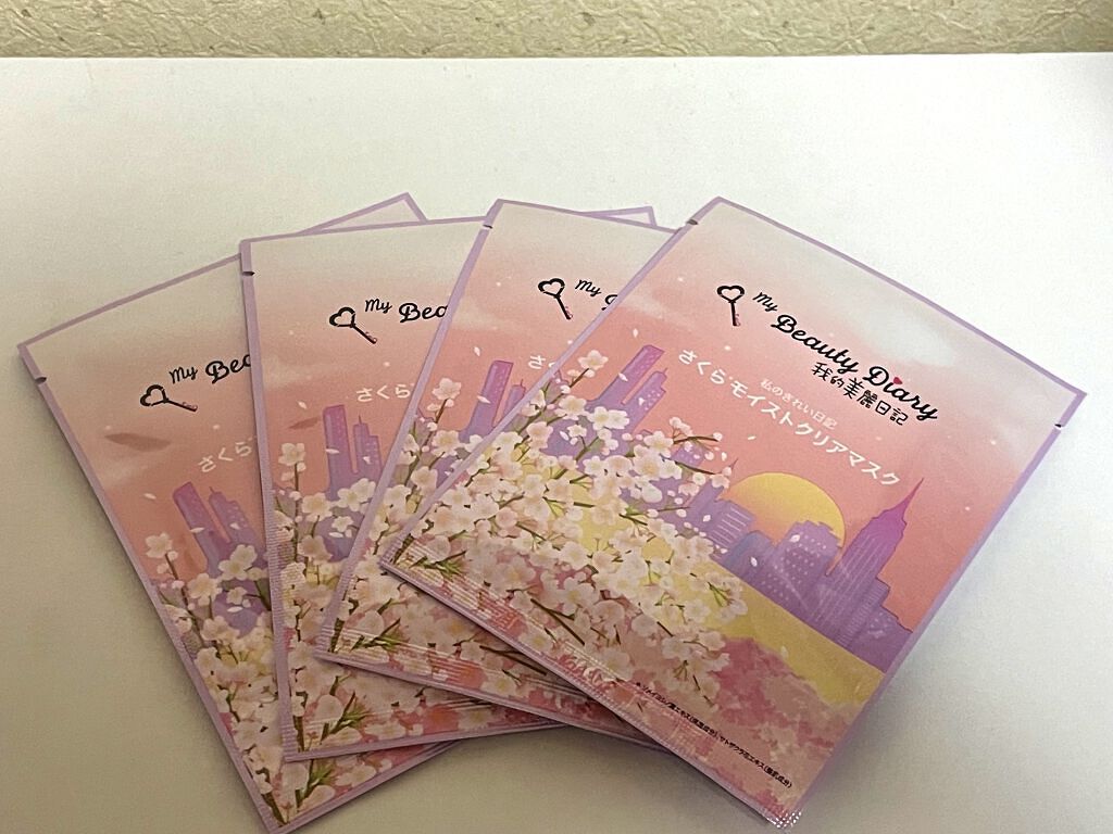我的美麗日記（私のきれい日記） さくらクリアマスク(シートマスク・パック)/我的美麗日記/シートマスク・パックを使ったクチコミ（1枚目）