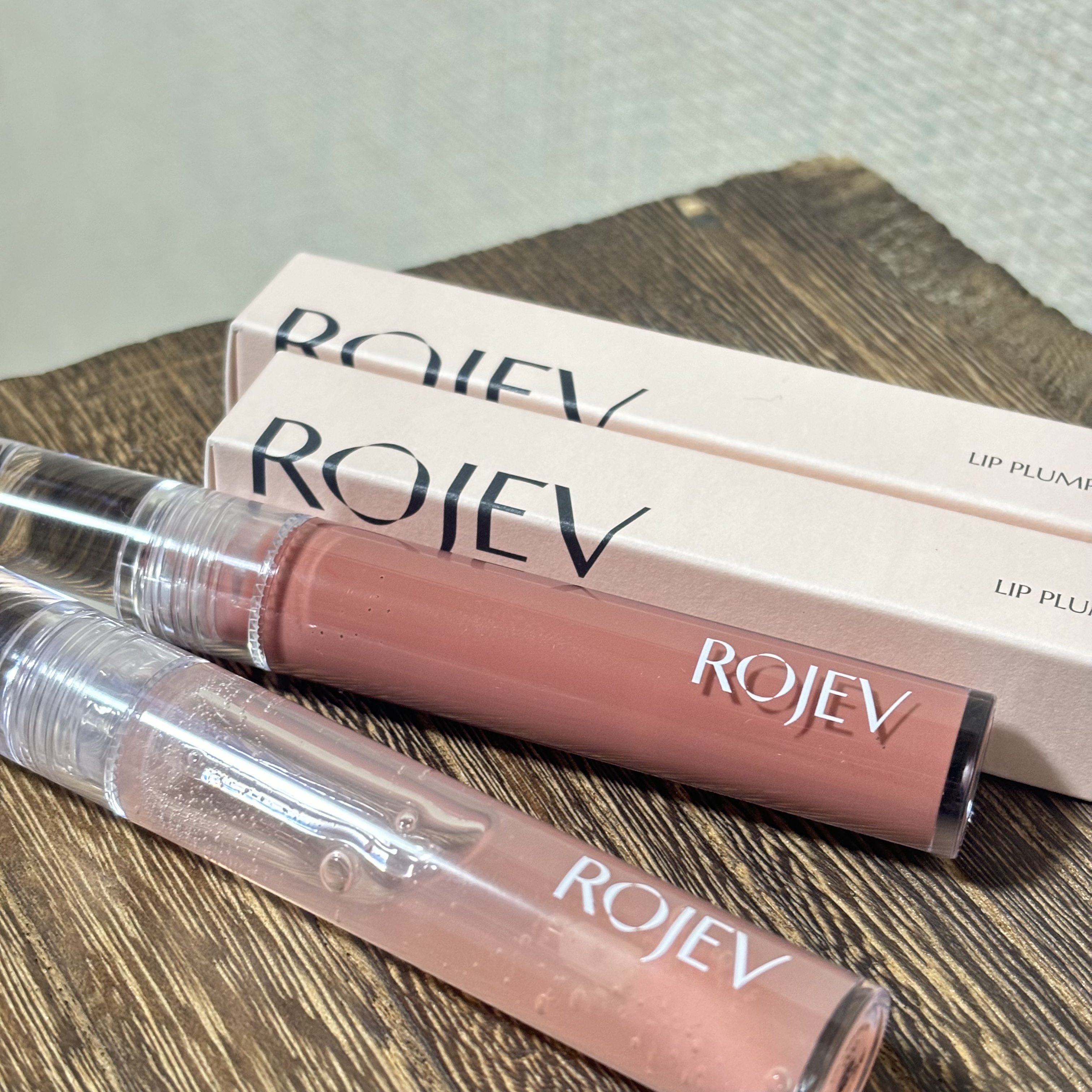 LIP PLUMPER GLAZE TINT/ROJEV/口紅を使ったクチコミ（2枚目）