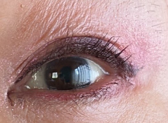 ロング&カールマスカラ 38 DARK BROWN/#4me by GU/マスカラを使ったクチコミ（2枚目）