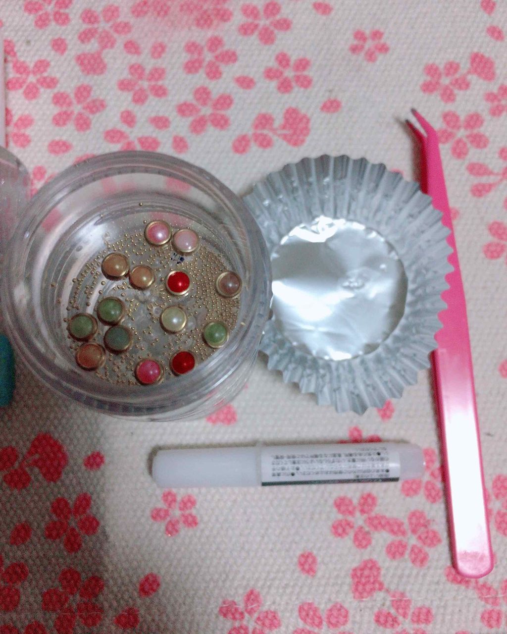 ジェルネイル トップコート シルバー/ＬＪ/ジェルネイルを使ったクチコミ（3枚目）