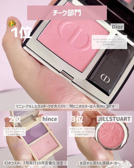 【旧】ディオールスキン ルージュ ブラッシュ/Dior/パウダーチークを使ったクチコミ(3枚目)