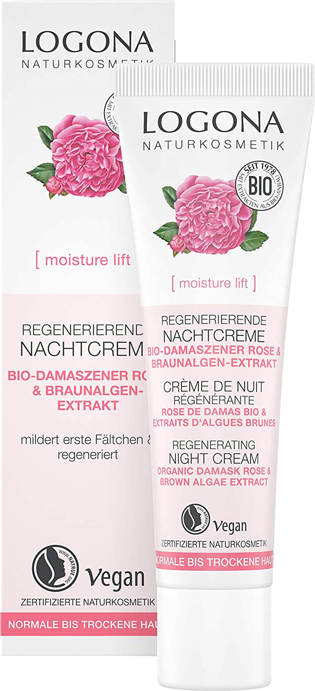 ロゴナ スムージング ナイトクリーム ローズ