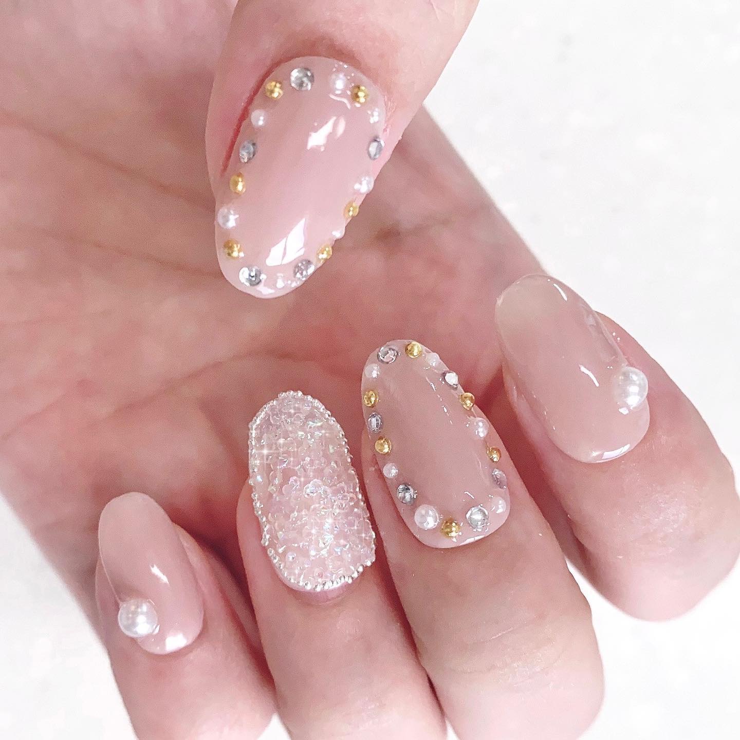 ジェルネイル（ライト対応）/セリア/ジェルネイルを使ったクチコミ（1枚目）