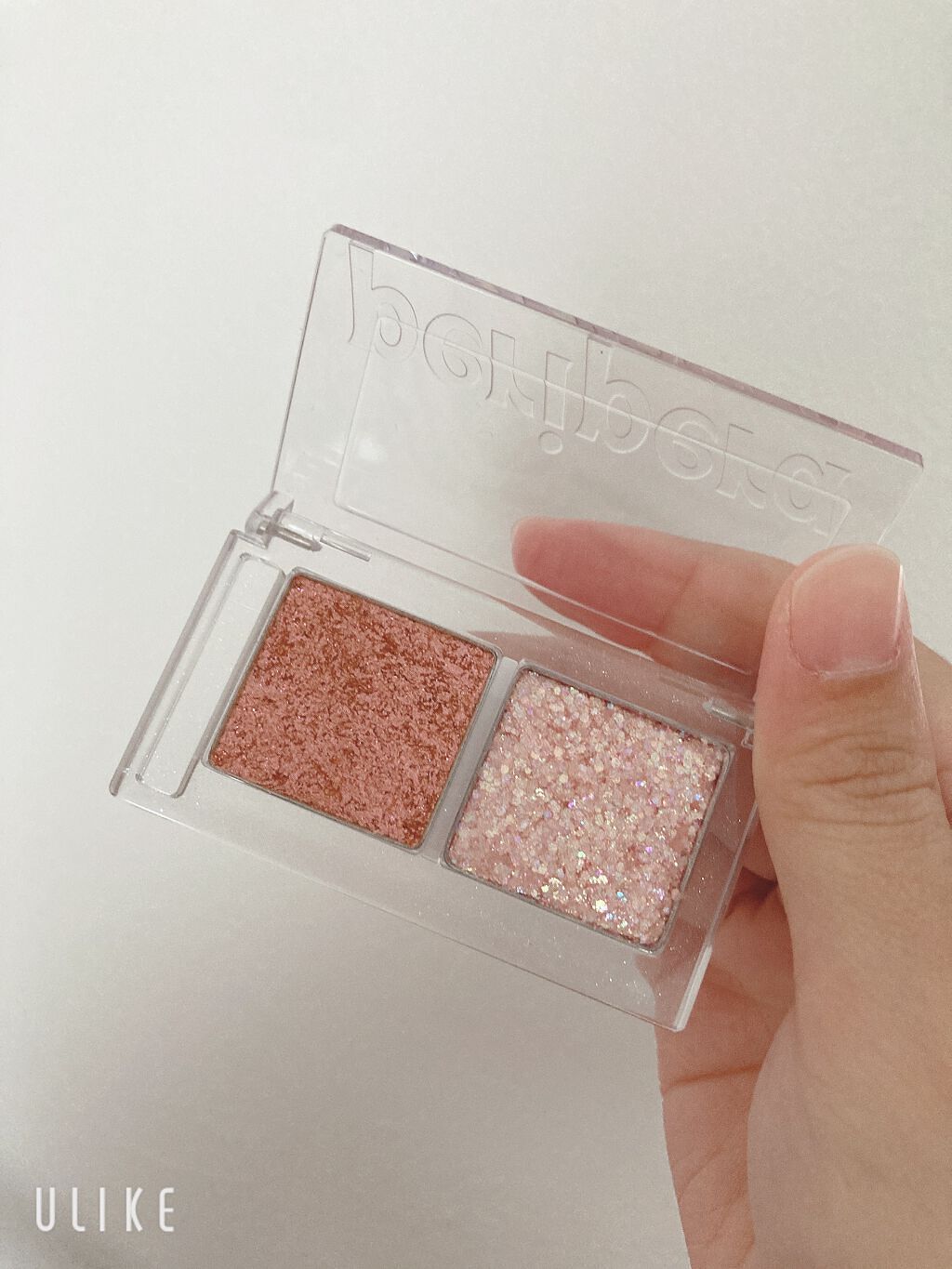  デュオ ポケット グリッター シャドウ 03 SALTED SUGARPLUM/PERIPERA/アイシャドウパレットを使ったクチコミ（3枚目）