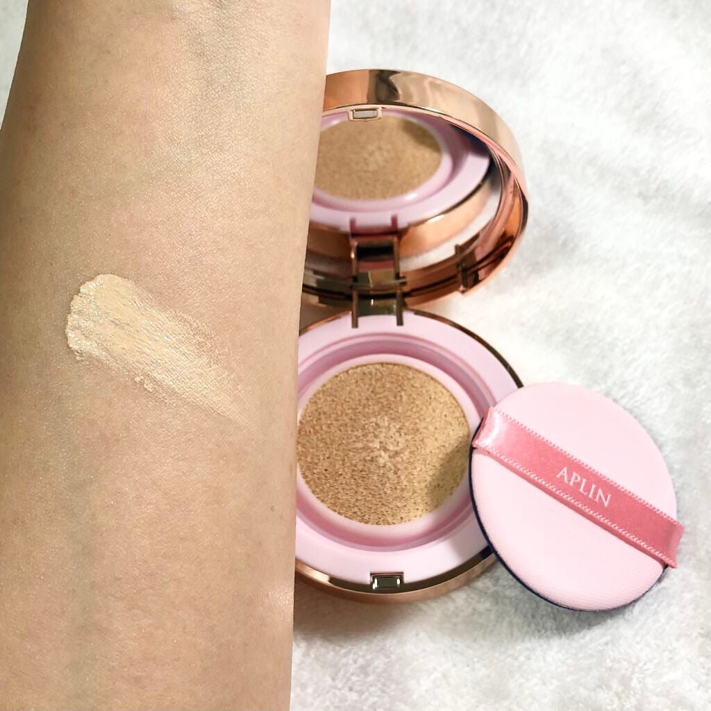 ピンクティーツリーカバークッション/APLIN/クッションファンデーションを使ったクチコミ(4枚目)