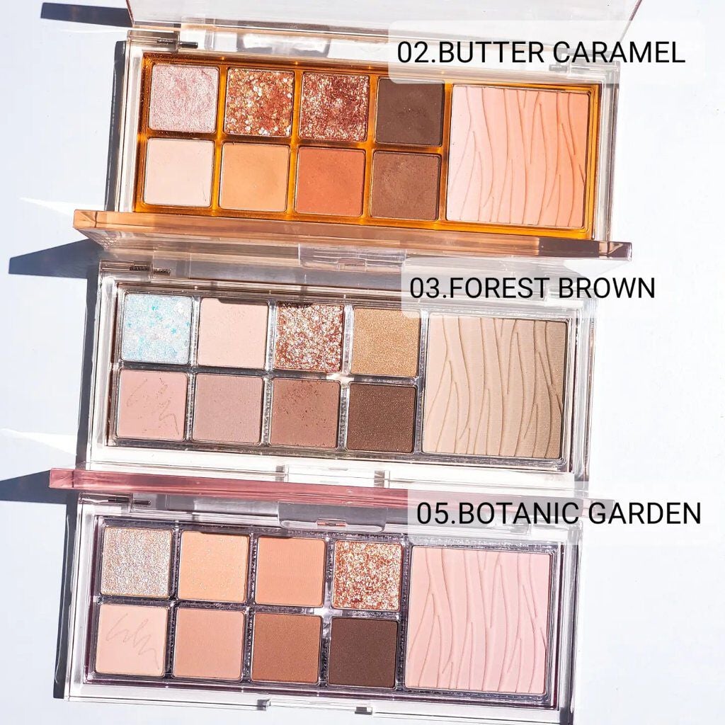 ミックスブラーリングアイパレット/wakemake/マルチパレットを使ったクチコミ(4枚目)