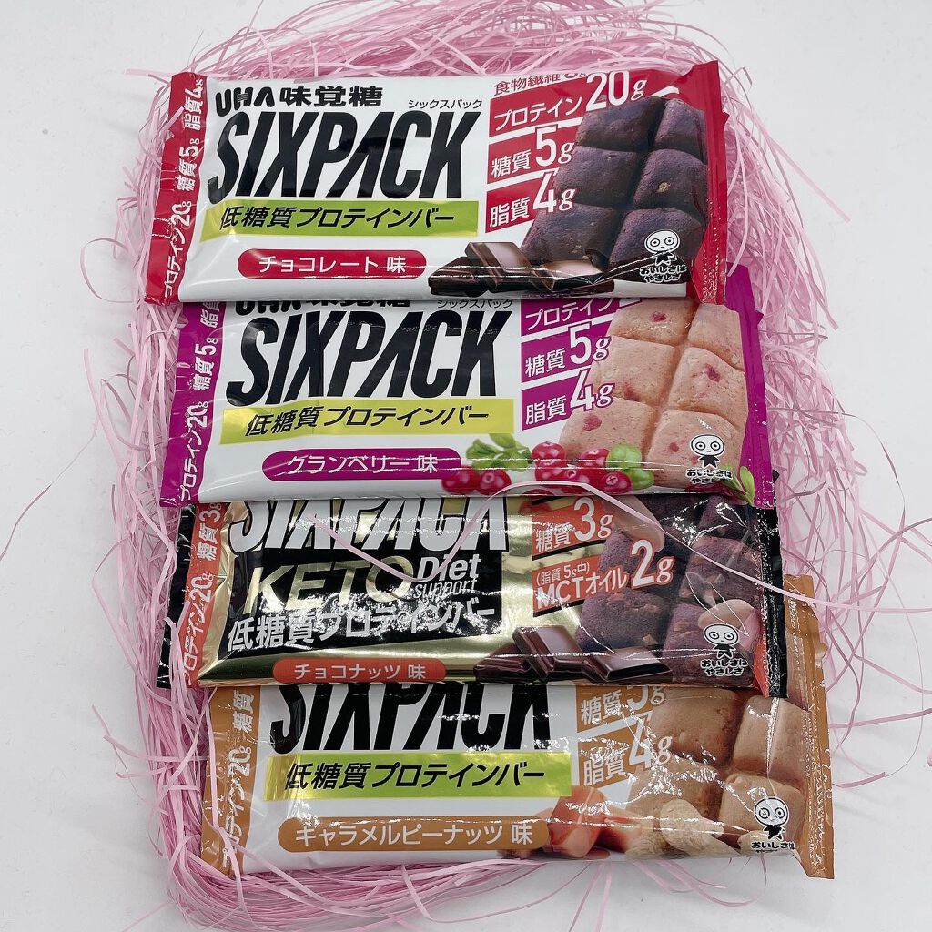 SIXPACK プロテインバー/UHA味覚糖/プロテインバーを使ったクチコミ（1枚目）
