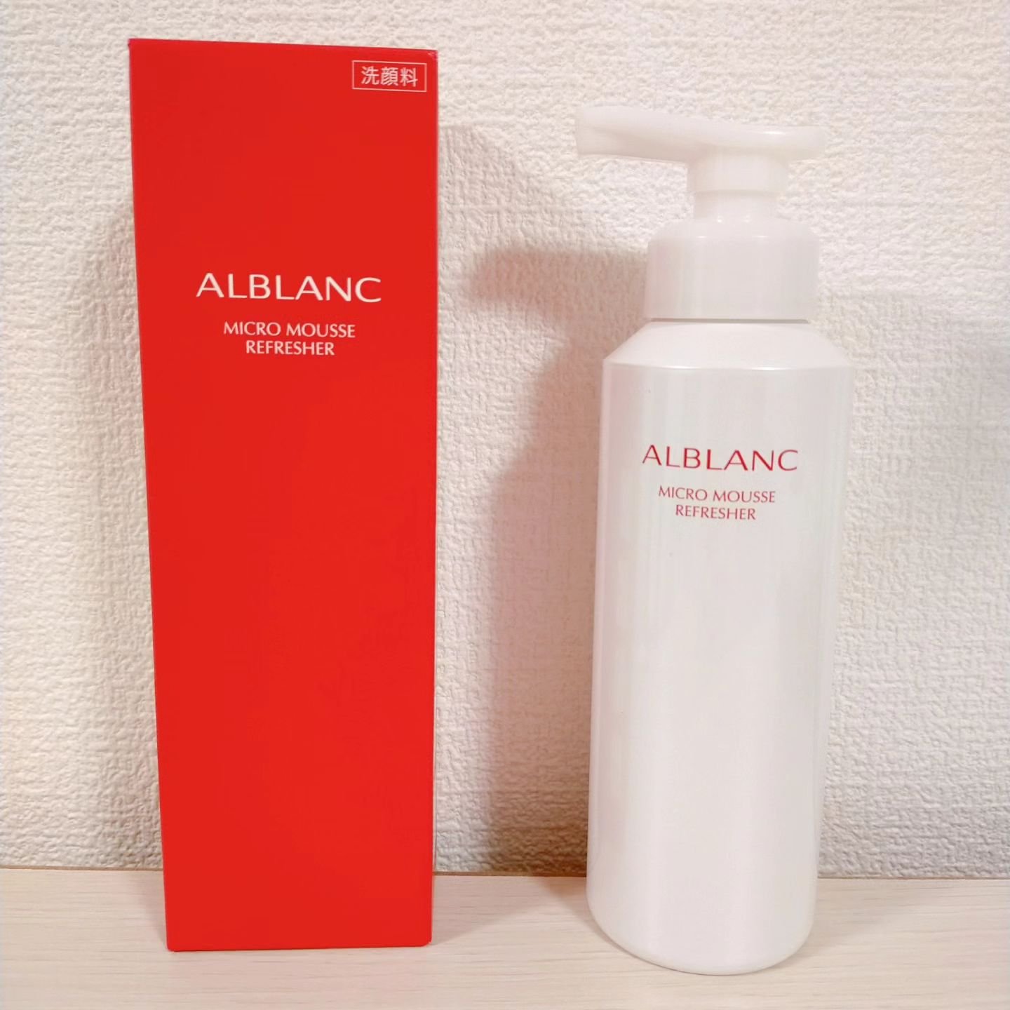 マイクロムース リフレッシャー/ALBLANC/泡洗顔を使ったクチコミ（2枚目）
