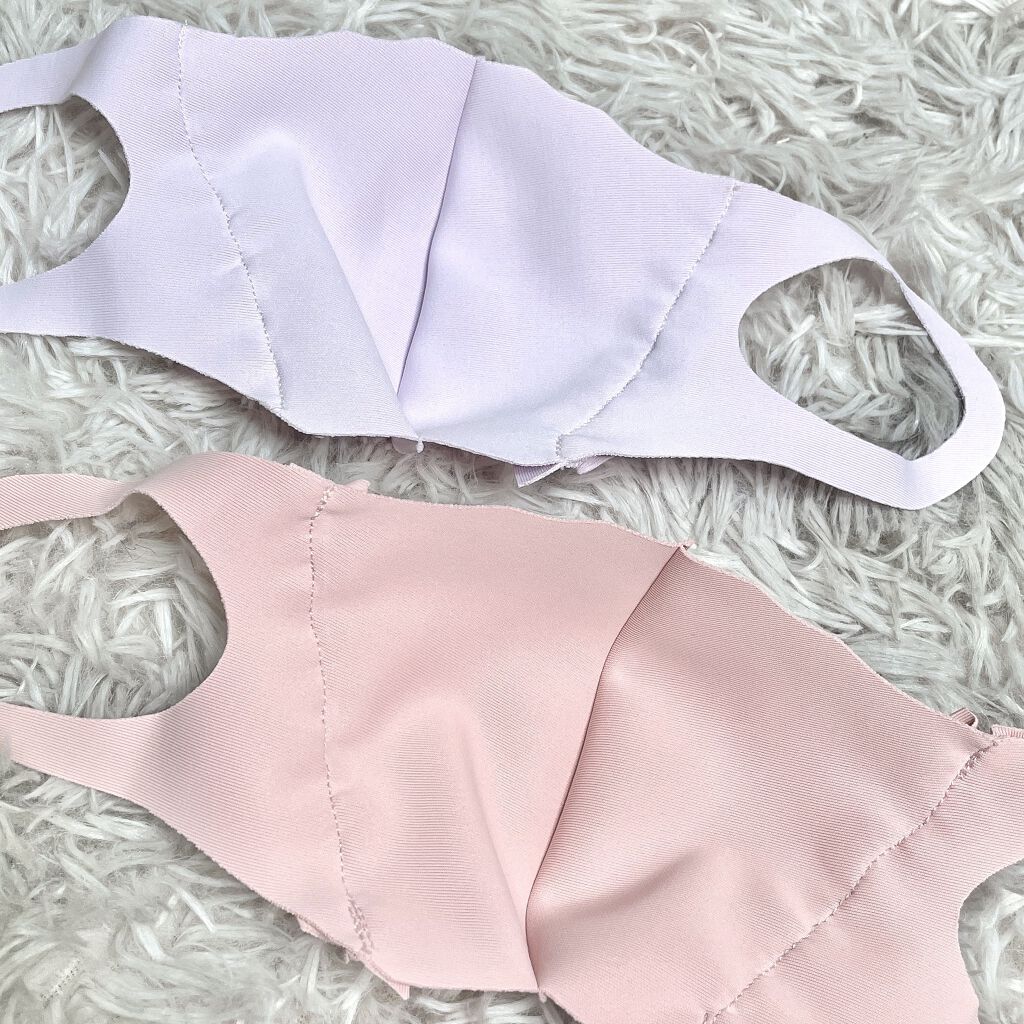 フリルマスク/DAISO/マスクを使ったクチコミ（3枚目）