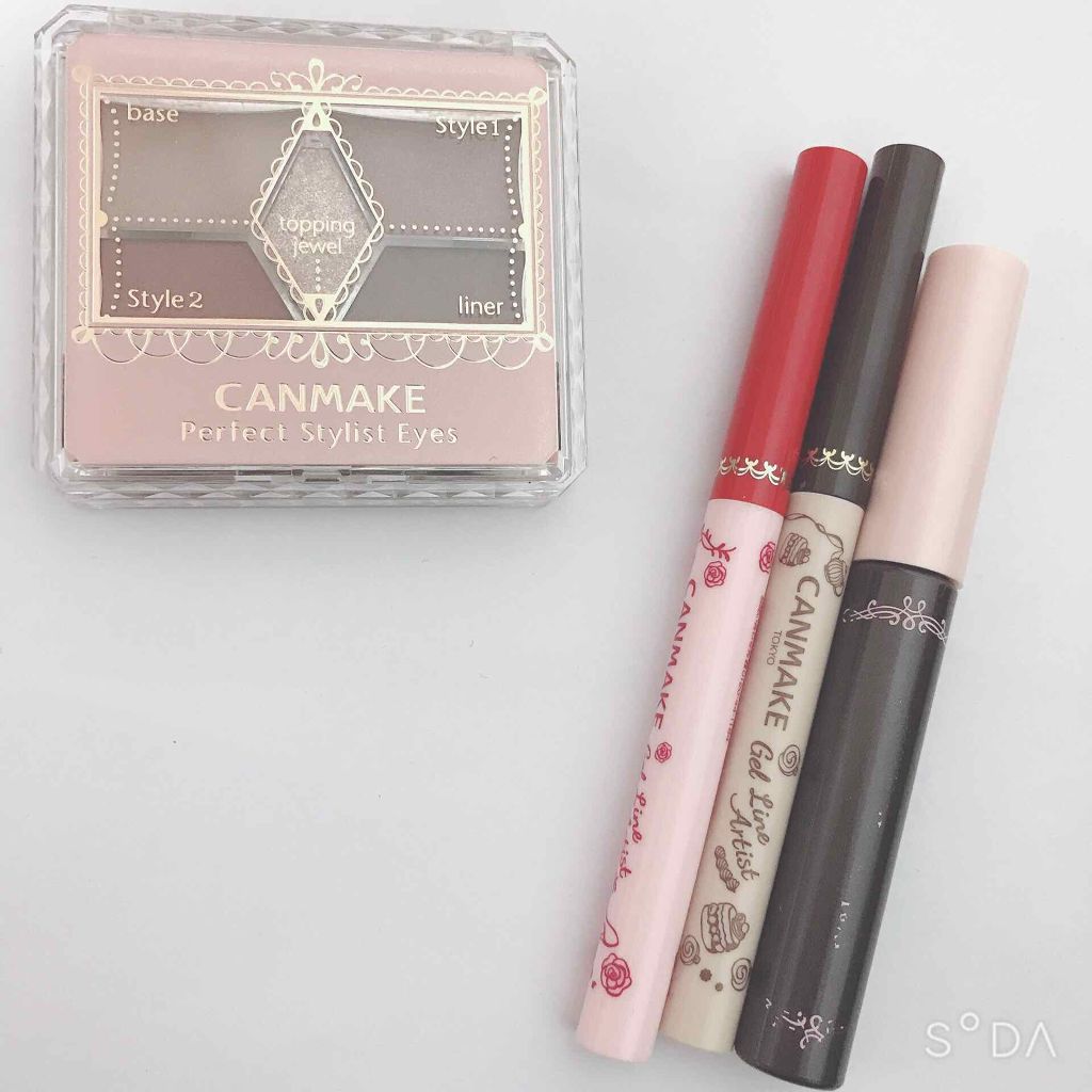 ジェルラインアーティスト/キャンメイク/ジェルアイライナーを使ったクチコミ（3枚目）