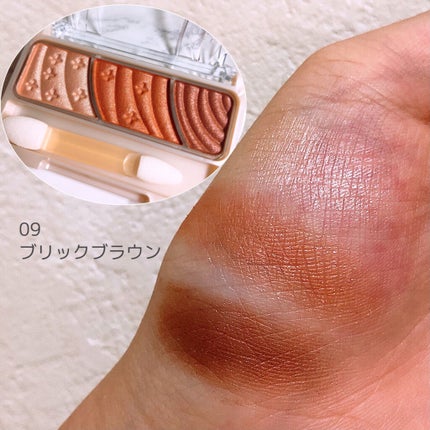 トーンアップアイシャドウ/CEZANNE/アイシャドウパレットを使ったクチコミ(3枚目)