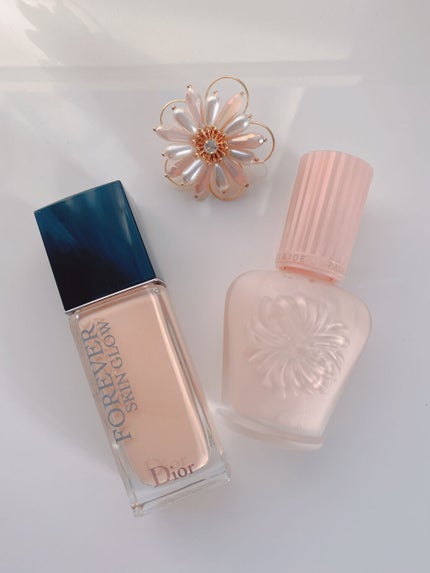 【旧】ディオールスキン フォーエヴァー フルイド グロウ 1W ウォーム/Dior/リキッドファンデーションを使ったクチコミ(1枚目)