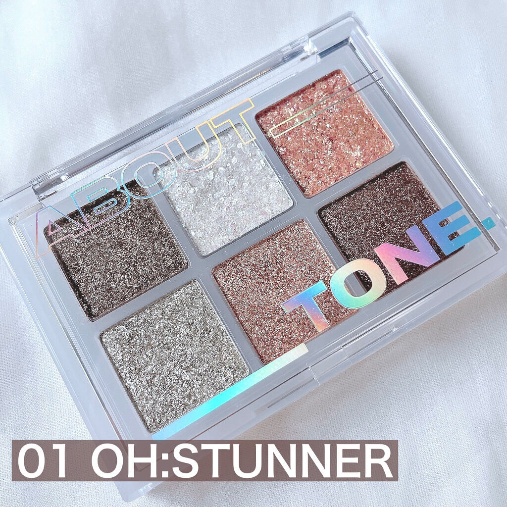 オーマイグリッターポップ/ABOUT TONE/アイシャドウパレットを使ったクチコミ（2枚目）