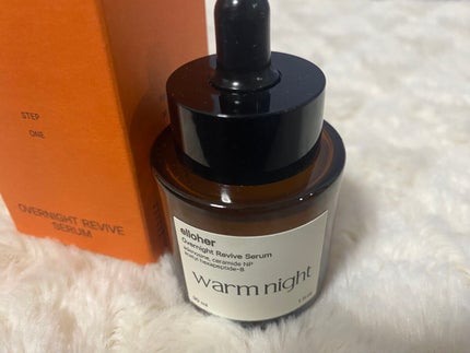 ウォームナイト - Overnight Revive Serum/elloher/美容液を使ったクチコミ(2枚目)