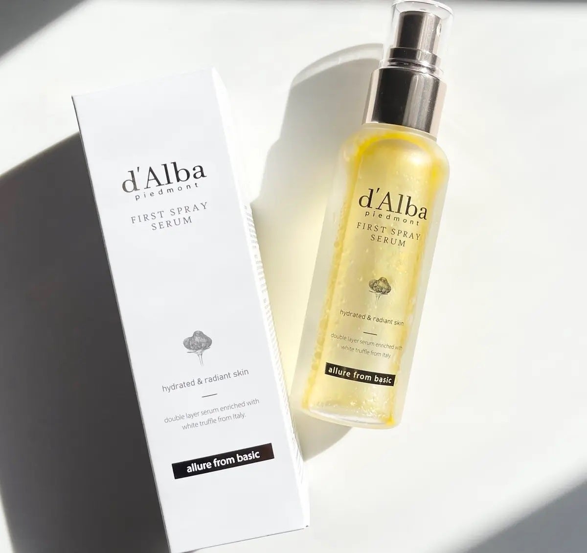 ダルバ ホワイトトリュフファーストスプレーセラム/ダルバ/ミスト状化粧水を使ったクチコミ(1枚目)