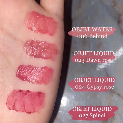 オブジェウォーター/MUZIGAE MANSION/口紅を使ったクチコミ(2枚目)