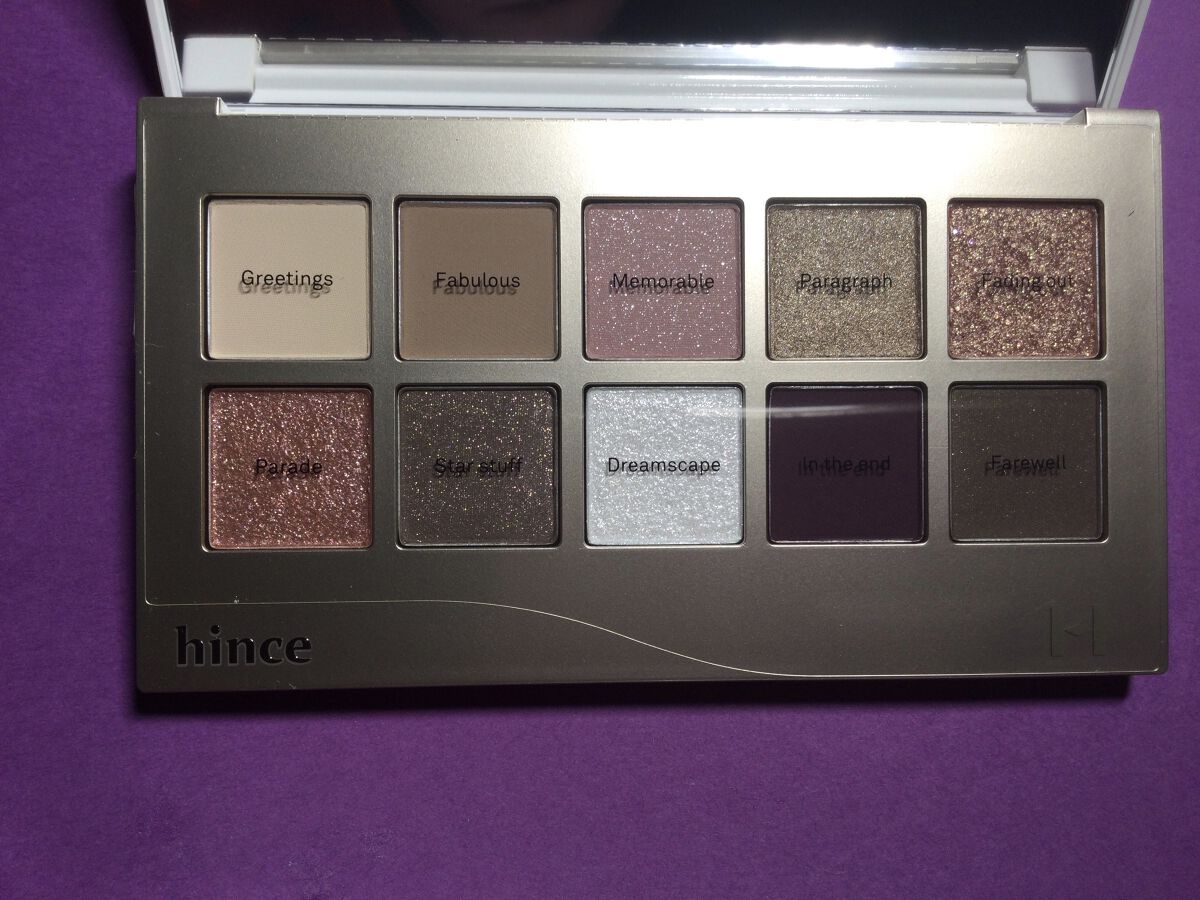 ニューデップスアイシャドウパレット/hince/アイシャドウパレットを使ったクチコミ（2枚目）
